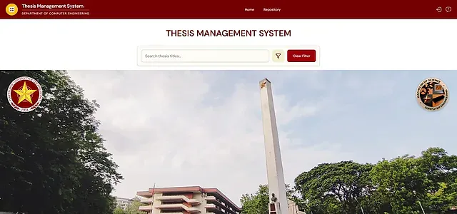 Full snapshot of the landing page